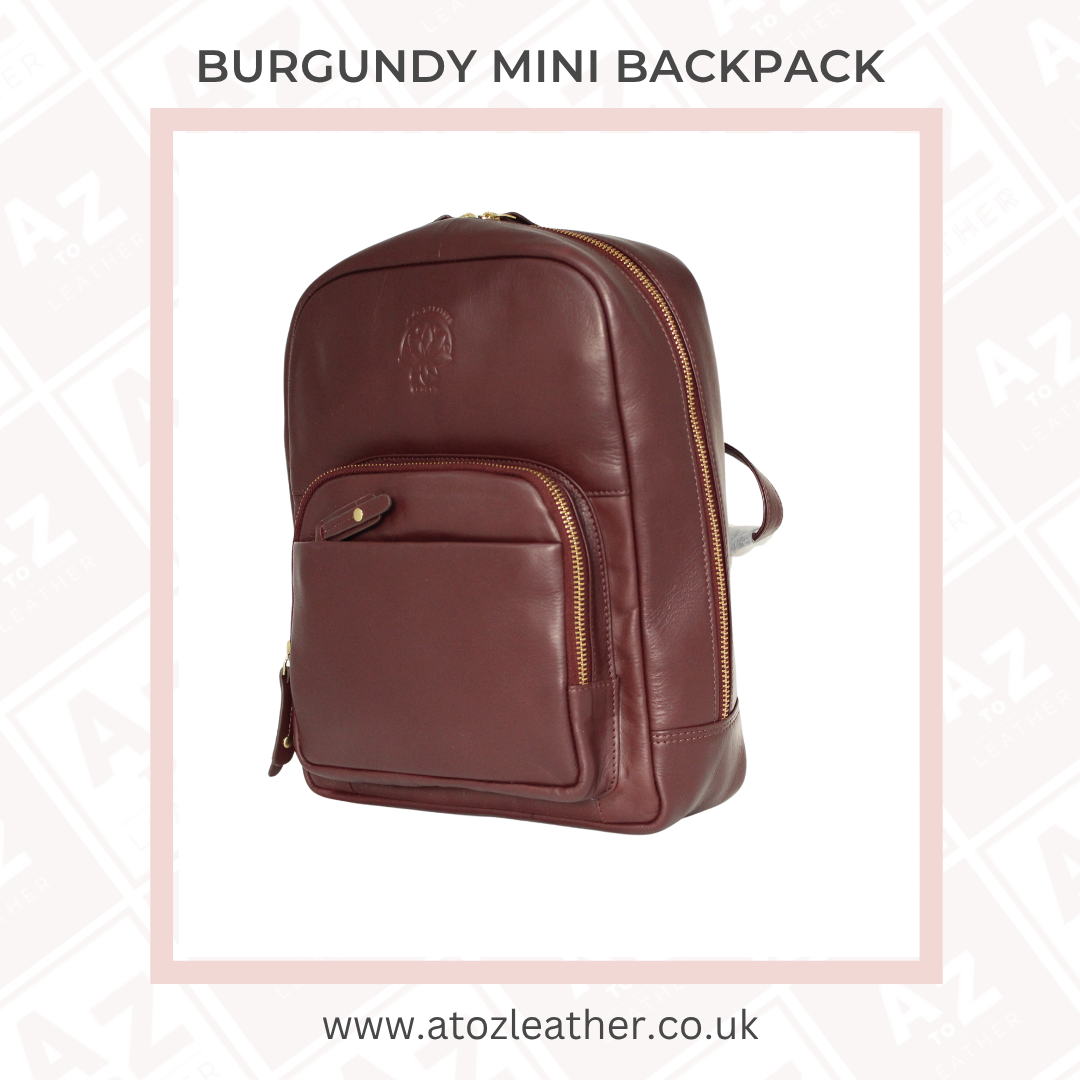 burgundy leather backpack uk Burgundy Mini Backpack