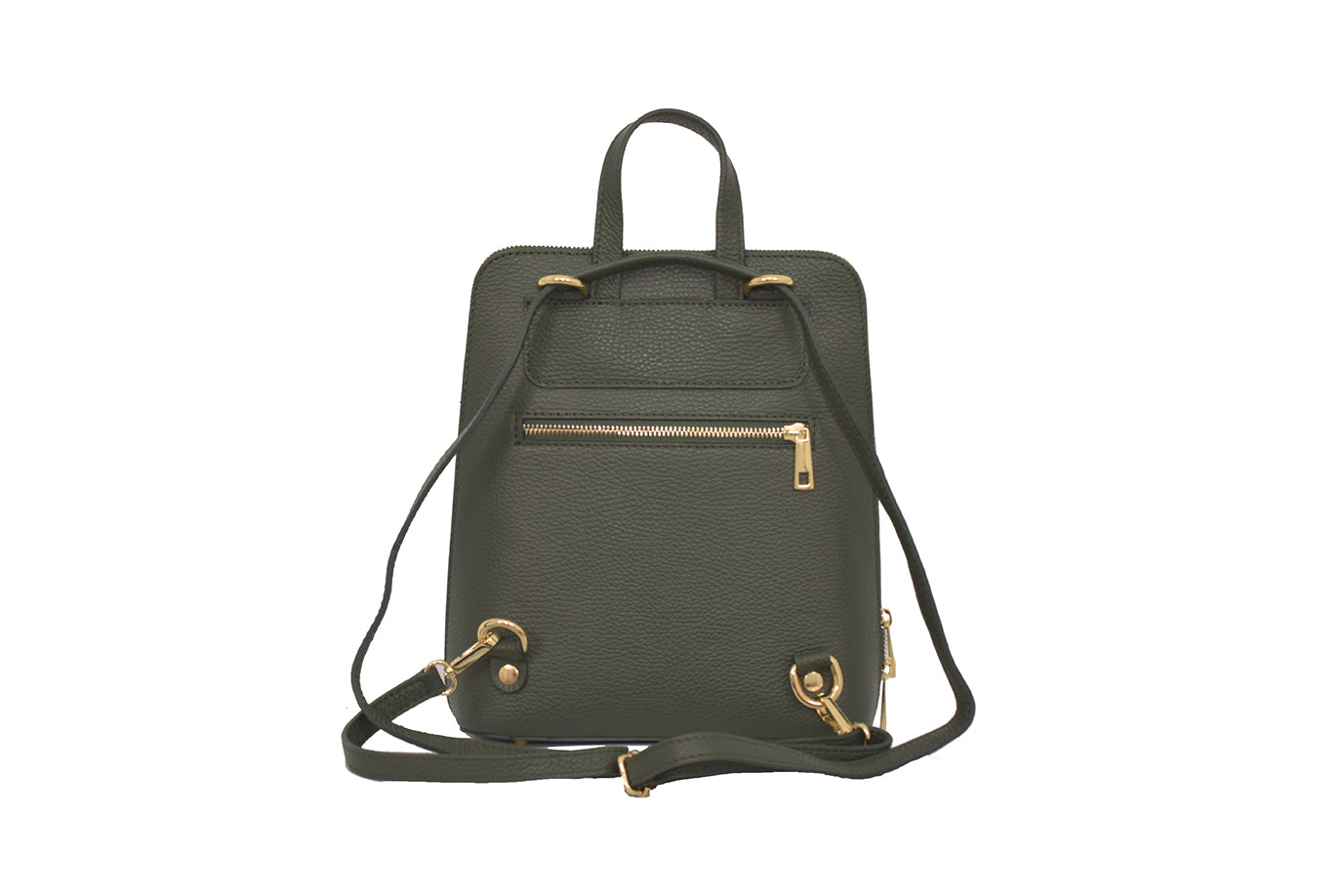 Buy/Send KLEIO Designer Backpack- Olive Green Online- FNP