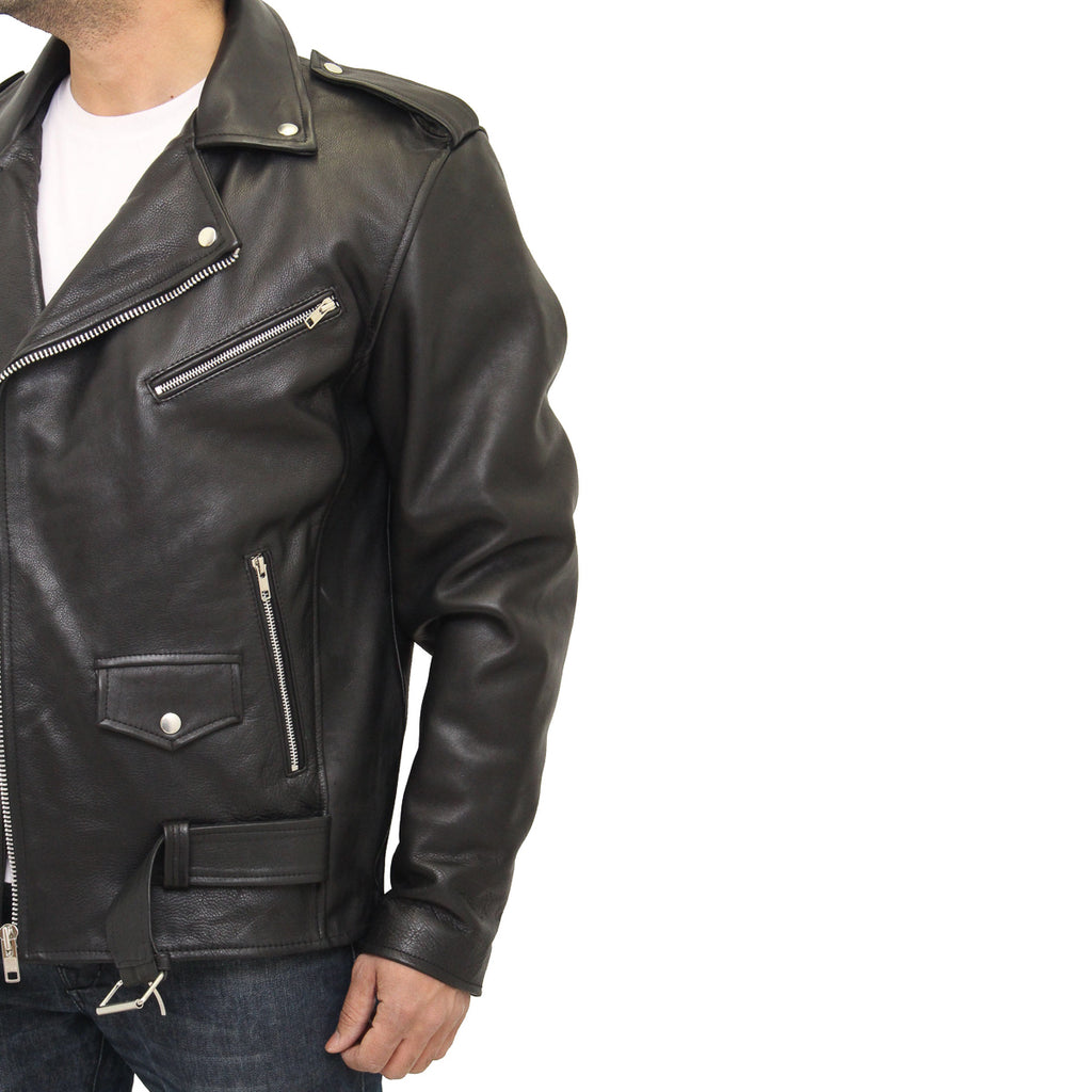 Marlon brando leather biker jacket sales