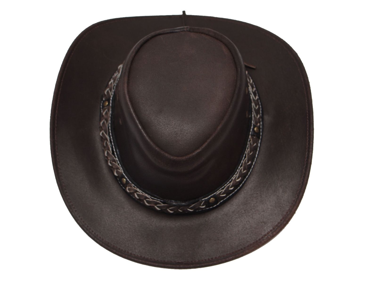 Australische Lederen Cowboy Hoed Bush Aussie Stijl Zomer Western Australische Lederen Cowboy Hoed Bush Aussie Stijl Zomer Western