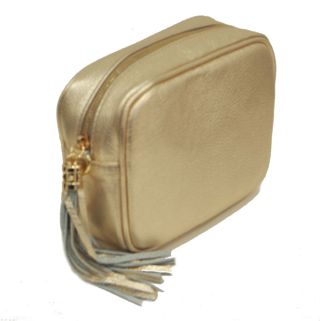 Gold Leather, Gold Zipper