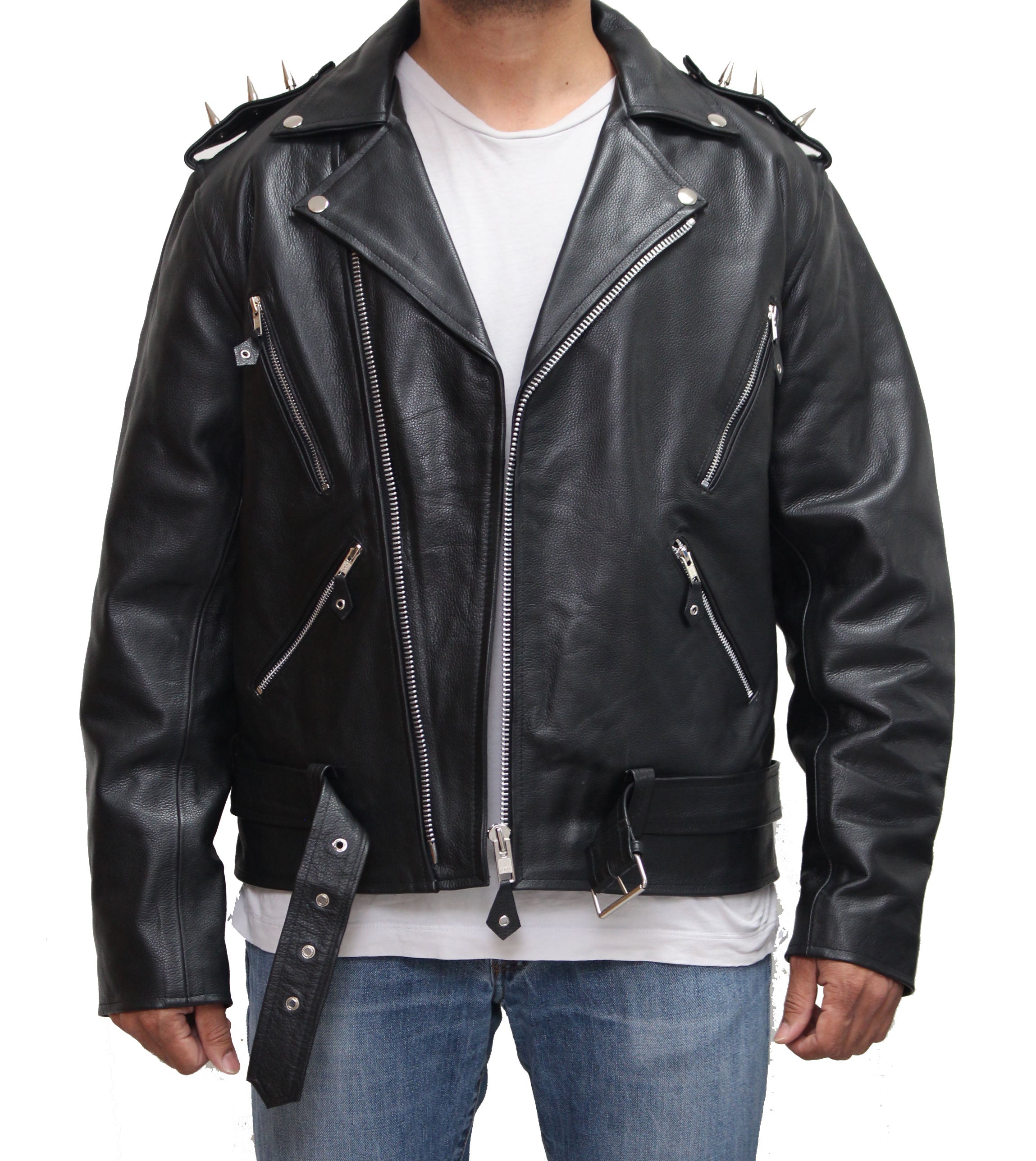Black leather jacket on X: 