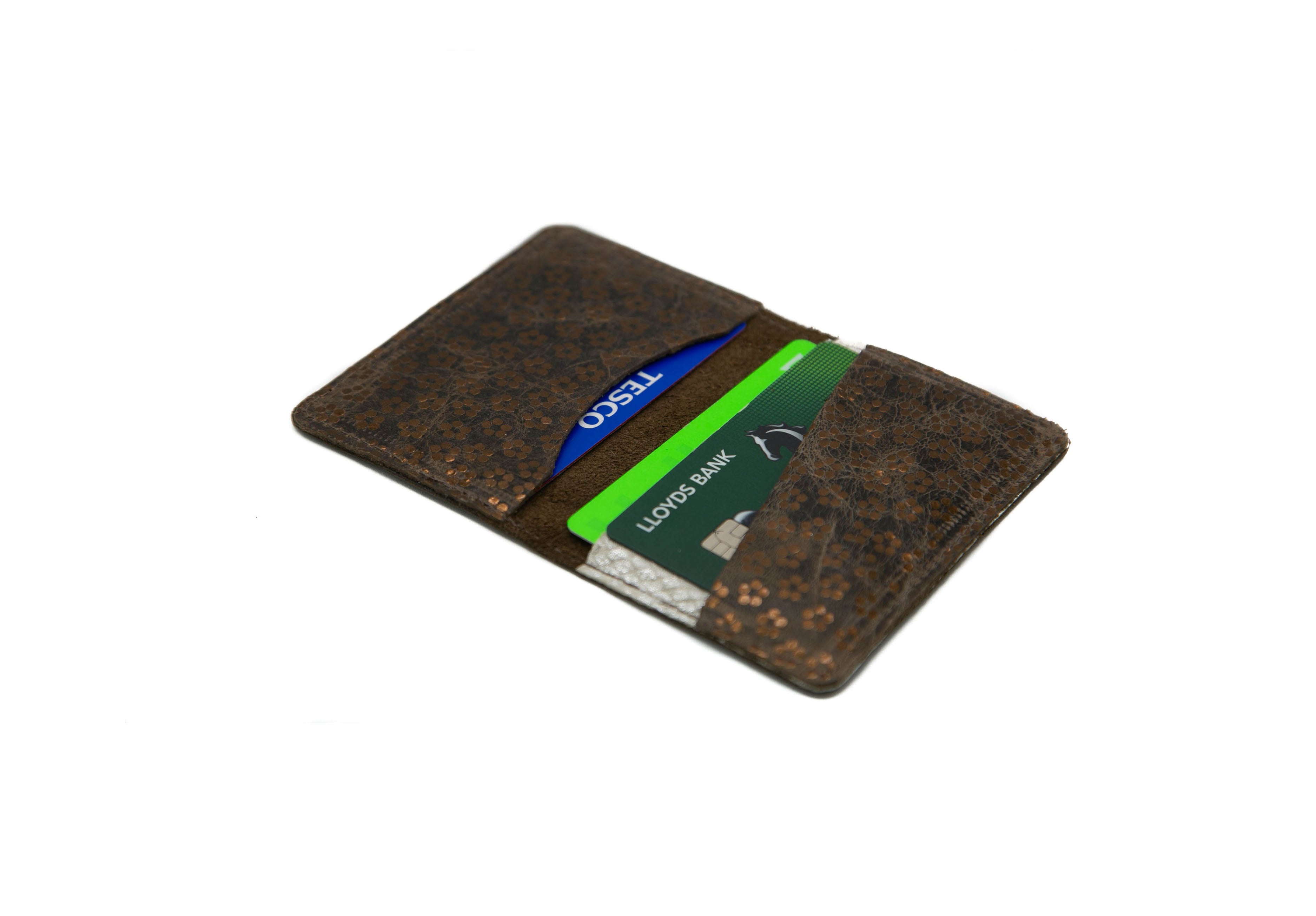 Luxury Business Card Holder - Vegan Leather Business Card Wallet Purple -SINBONO