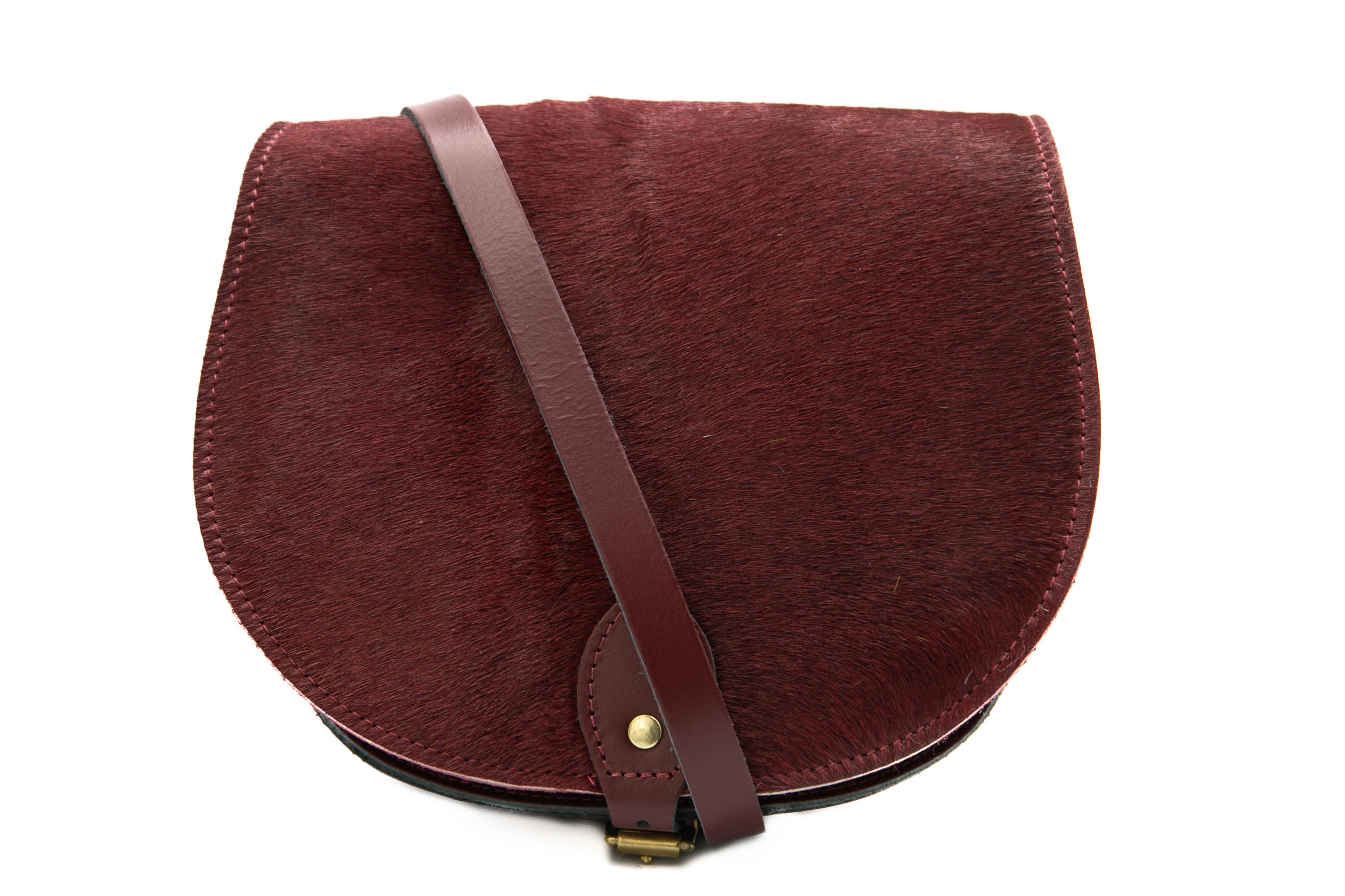 Burgundy 2024 suede bag