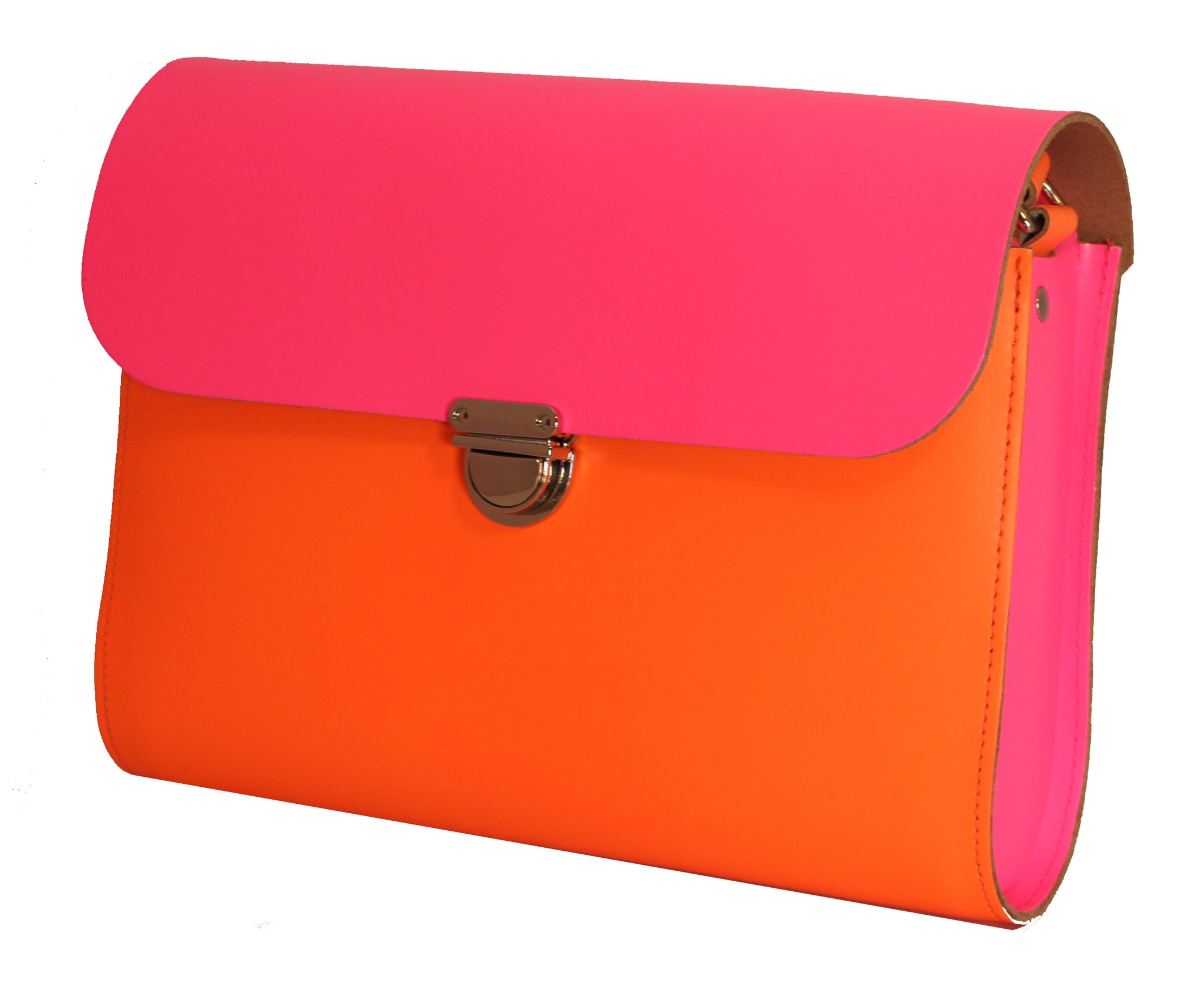 Neon pink purse cheap